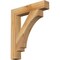 Ekena Millwork Imperial Block Rough Sawn Bracket, Western Red Cedar, 4"W x 24"D x 28"H BKT04X24X28IMP05RWR - alternate 1